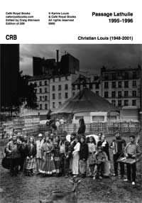 Christian Louis : passage Lathuile 1995-1996 (couverture)